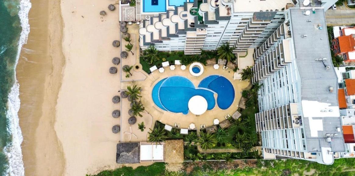 A Pie De Playa Con Alberca Jacuzzi Vista Al Mar Apartment Mazatlan Exterior photo